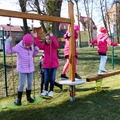 Wielkim powodzeniem u dzieci cieszy się nowy plac zabaw