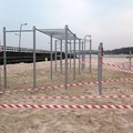 W Darłowie na plaży powstał Street Workout Park