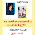 Biblioteka zaprasza na spotkanie z Hanną Cygler