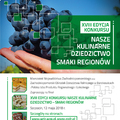 XVIII EDYCJA KONKURSU NASZE KULINARNE DZIEDZICTWO-SMAKI REGIONÓW